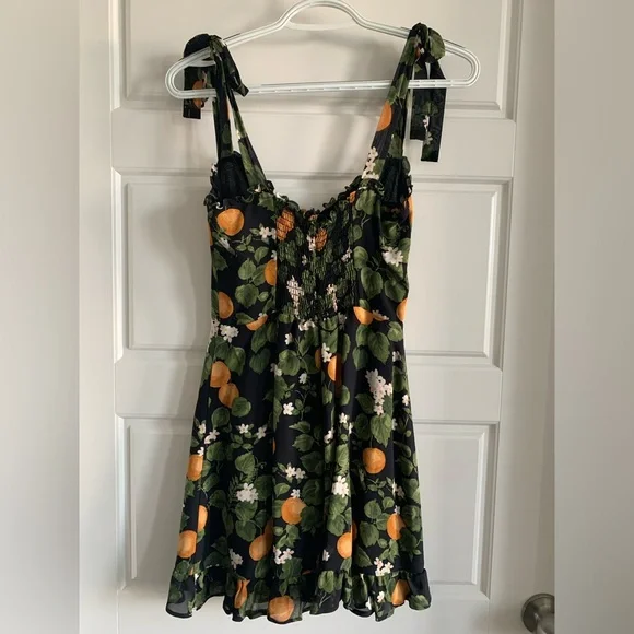 Reformation Christine Dress Clementine 4 - Picture 11 of 14